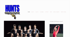 Desktop Screenshot of huntsgymnastics.com