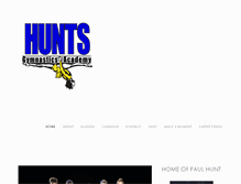 Tablet Screenshot of huntsgymnastics.com